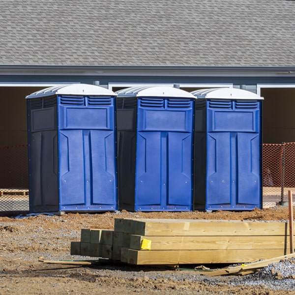 what is the cost difference between standard and deluxe porta potty rentals in Redstone Pennsylvania